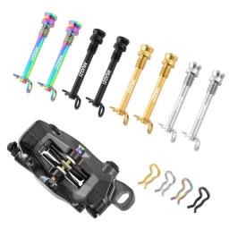 Parafusos de titânio para freios a disco de bicicleta, 2 peças, pinça, parafusos de montagem leves, estrada, mtb, pastilha de freio a disco com clipe de fixação - Image 6