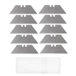 Lâmina Trapezoidal Lâmina De Substituição, Ferramenta De Corte De Arte Artesanal, Ferramentas Manuais De Corte De Madeira Compensada De Papel Multifuncional, 10Pcs por Conjunto - Image 1