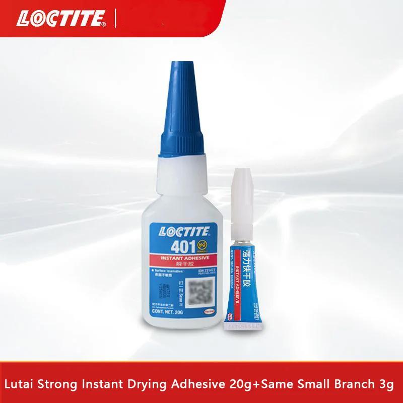 Loctite-Adesivo de Secagem Instantânea Forte Multiuso, Metal, Plástico, Madeira, Borracha, Cerâmica, Cola 401, 20 mais 3g - Image 1