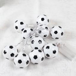 Bola De Futebol Fairy String Light, Quarto Pendurado Luzes, Jardim, Esportes, Futebol Tema, Festa de Aniversário, Favors Decoração, 1.5m, 10LED - Image 6