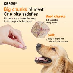 KERES Ração para Treinamento de Animais, Petisco para Cachorro, Gema de Ovo, Alta Proteína, Saudável e Delicioso, 180g - Image 5