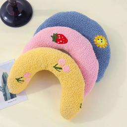 Almofada em forma de U para animais de estimação, auxílio para dormir confortável, coluna cervical, brinquedo de gato, suprimentos para cães, inverno - Image 3