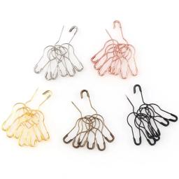 Alfinetes de segurança em forma de broche em forma de pêra, clipes de metal para tricô, tag, hangtag, artesanato, diy, 100pcs - Image 5