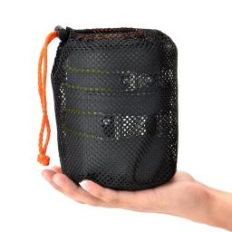 2024 portátil conjunto de panelas acampamento ao ar livre pote mini fogão a gás conjuntos natureza caminhada piquenique cozinhar conjunto com colher dobrável garfo faca - Image 3