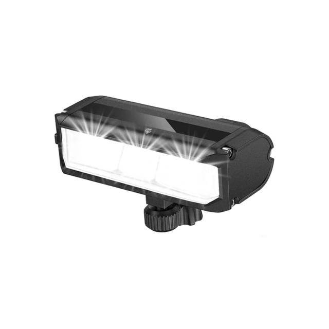 Farol Dianteiro para Bicicleta com Alarme de Chifre e Controle Remoto à Prova D'Água, Luz de Freio e Sinalização para Traseira
