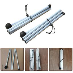 1pc 4/5 seção praia dossel pólo 1.6/2.1m dobrável praia dossel tenda pólo abrigo lona pólo liga de alumínio para tendas de acampamento - Image 1