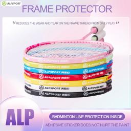 Alpsport-PKT Auto-adesivo Badminton Racket Edge Protection Tape, PU Anti-Peel Paint, Acessórios Esportivos - Image 1