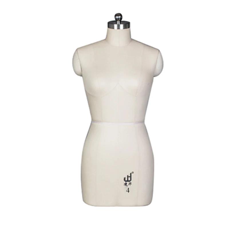 Manequim de costura alfaiate feminino parte superior do corpo modelo padrão internacional para design de roupas e vestido forma suporte pode ser pinado - Image 1