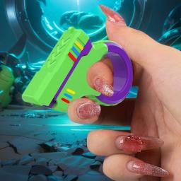 EDC Magnetic Fidget Slider, 3D Impresso Fidget Anel, Pequeno brinquedo de descompressão pistola, Ansiedade e TDAH sofredores - Image 5