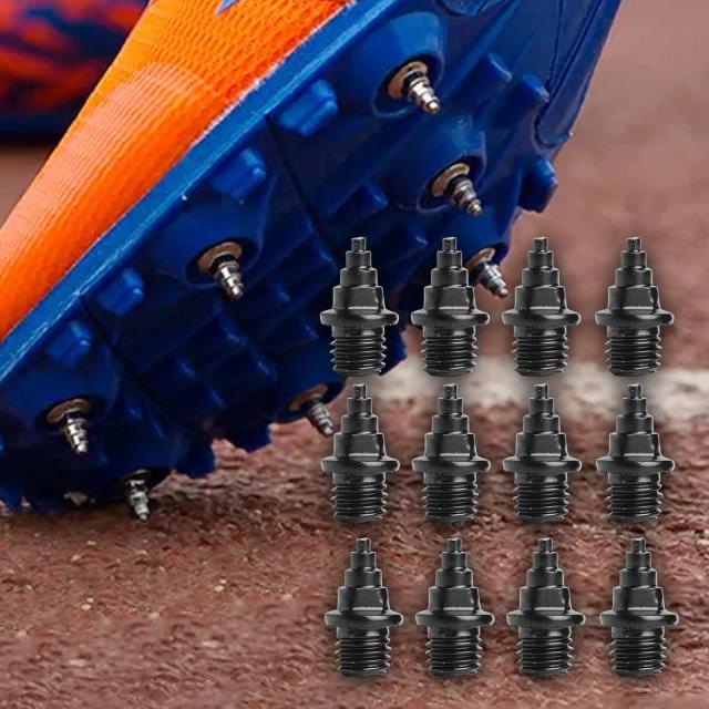 Jumping Metal Running Spikes para Atletismo - Conjunto de 12 Unidades para Corrida de Distância Média e Longa e Triplo Salto 7mm