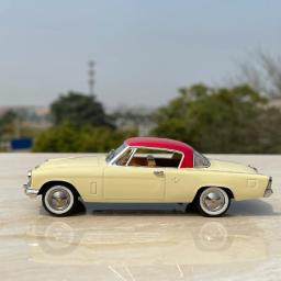 Liga Diecast Modelo de carro retro clássico, veículo vintage, presentes do cupê, coleção dos fãs, decoração da exposição, liga brinquedos, escala 1:43 - Image 4