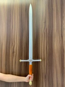 Filme Cosplay Espada Prop 1:1 Real Cavaleiro Espada Arma Role Jogar Presente Segurança PU Inverno Gelo Frio Gelo Espada Borracha Unsharp - Image 2