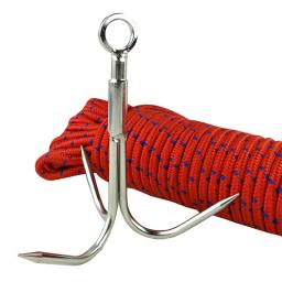 Mosquetão de aço inoxidável para caminhadas, multi-funcional mosquetão para escalada, mosquetão para viagens, pesca camping ao ar livre - Image 5