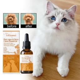 Pet Hair Care Essence, amaciamento do cabelo do gato, condicionador hidratante do revestimento do cão, desodorizador do alívio da coceira, creme anti-pulga - Image 3