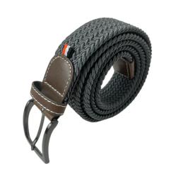 Cintos de couro para homens e mulheres, cinto tático militar de malha, cinto elástico para calças e jeans, casual e elástico, masculino e feminino, 3,5 - Image 1