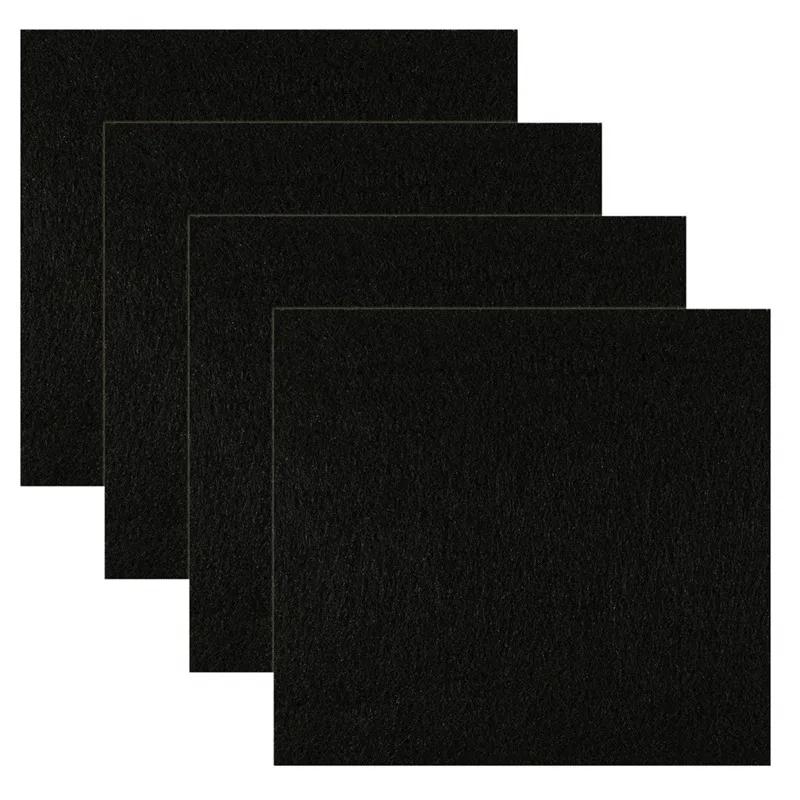 4pcs gato caixa de areia filtros de carvão substituição carbono odor filtros 6 Polegada x 6.5 Polegada encapuçado gato caixas de areia e panelas - Image 1