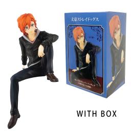 Coleção japonesa de estatuetas, FuRyu Bungo cães vadios, figura de imprensa Dazai Osamu Noodles, brinquedos fofos, 12cm - Image 3