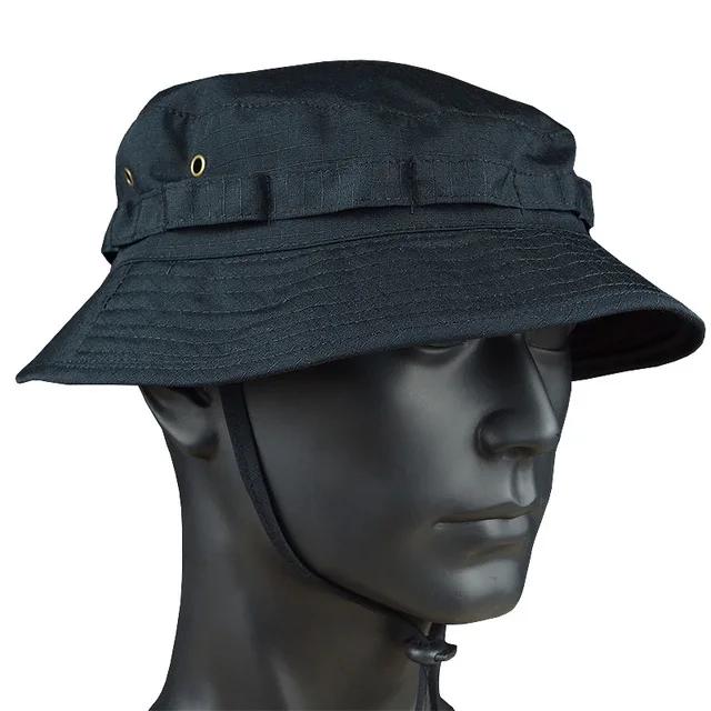 Chapéu Boonie Tático Respirável e Rápido Secagem para Caça e Pesca, Ajustável e Ideal para Aventureiros