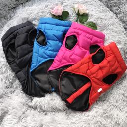 À prova dwaterproof água jaqueta de inverno quente roupas para cães pequenos filhote de cachorro gato colete chihuahua traje pug poodle yorkie schnauzer casacos - Image 3