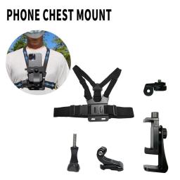 Suporte de fixação do telefone no peito, ciclismo, remo, pesca, esportes ao ar livre, montagem do telefone, suporte do telefone para gravação de vídeo, novo - Image 5