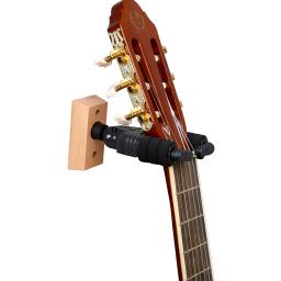 Gancho de parede para guitarra, acessórios para instrumentos musicais, fecho automático, de madeira, para ukulele, violino - Image 2