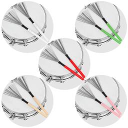 IRIN-Drum Brush Metal Material Percussão Instrumento Peças, retrátil, modelo especial, estilo Jazz, ferramentas de música, baqueta, 2pcs por conjunto - Image 2