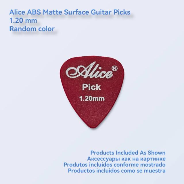Palhetas de Guitarra Antiderrapantes em ABS - Variedade de Espessuras e Cores Aleatórias