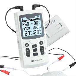 Estimulador muscular elétrico 4 em 1, dispositivo interferencial de fisioterapia de alta frequência, ems, ift, rUSs, dezenas, eletroestimulador de pulso - Image 3