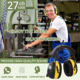 Caça Audição Proteção Auscultadores Bluetooth, Tiro Eletrônico Earmuffs, Protetor De Ouvido, Rádio AM/FM Headphone - Image 5