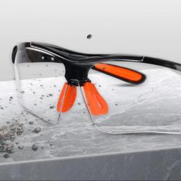 Windproof Vented HD Eye Glasses, Óculos de proteção, Sandproof, Fit para ciclismo, laboratório, motocicleta, trabalho - Image 5