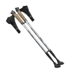 Bastão dobrável super leve, Trekking Pole para caminhadas e montanhismo, Equipamento de acampamento, Cana, 2 peças - Image 4