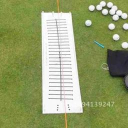 -15 graus putter de golfe colocando esteira treinador equipamentos internos colocando batendo visando linha de golfe verde aids almofada treinamento - Image 3