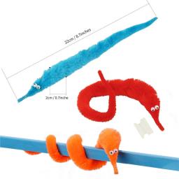 5/10/15 pçs novidade engraçado adereços lagartas cavalo marinho elfo magia worm twisty natal halloween feiticeiro truques estranhos brinquedo presentes do miúdo - Image 3