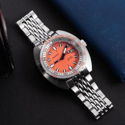 SUB300T-Men é automático mecânico mergulhador relógio, safira vidro, data luminosa, 200m, virar pulseira, Seestern relógio de pulso, retro, marca Top - Image 3