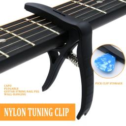 Capo guitarra clássica movimento ajustável, com almofada silicone macio, capo deslizante, 6 cordas, guitarra acústica - Image 4