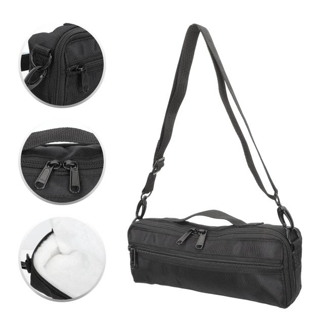 Bolsa Piccolo para Transporte de Flauta e Estojo - Suporte Conveniente para Instrumentos Musicais e Guitarras