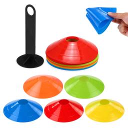 Cone de Disco de Agilidade para Treinamento Multi Esportivo, Cones Espaciais com Suporte de Plástico, Suporte para Futebol, Futebol, Jogo, 15 PCs, 25PCs - Image 2