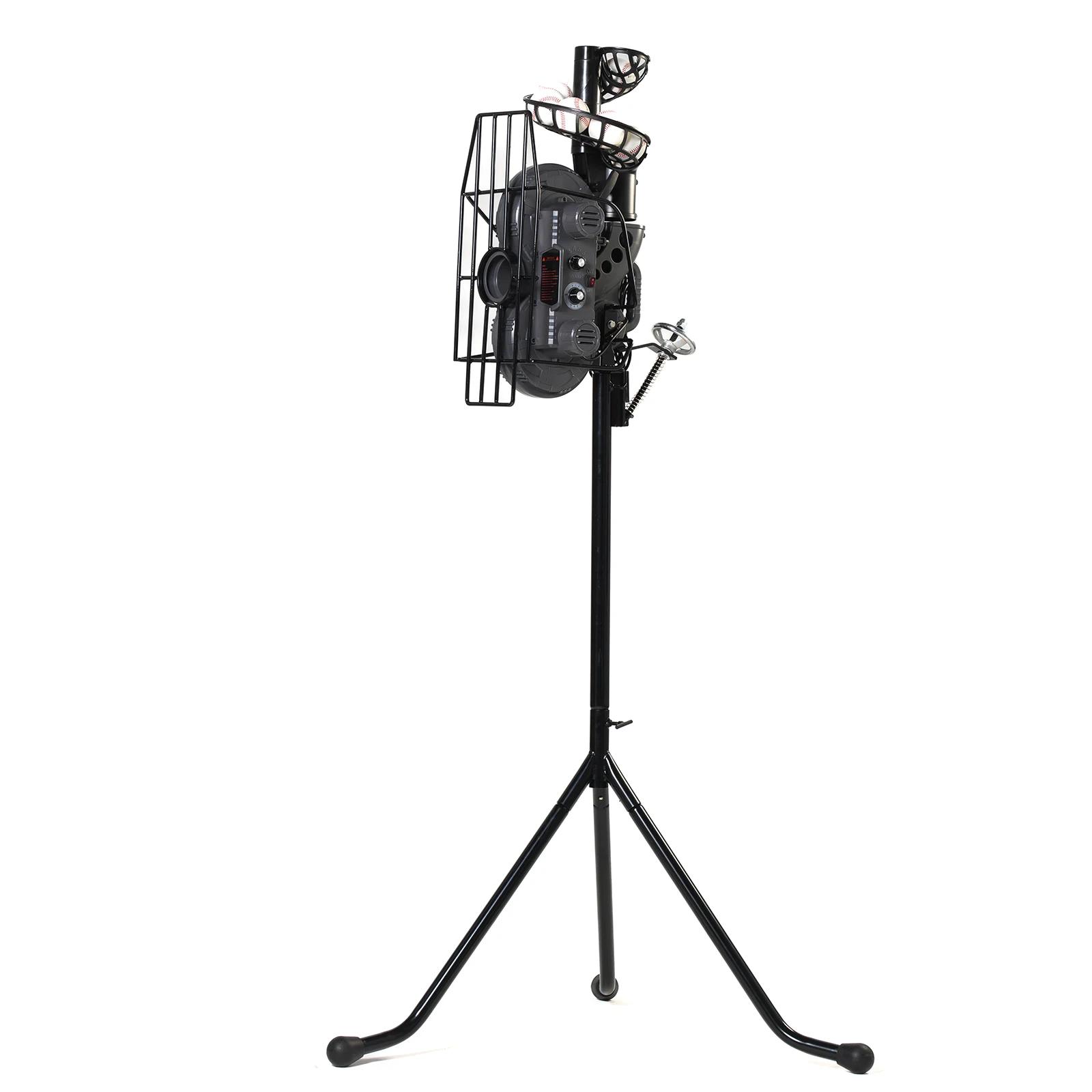 Máquina de beisebol e críquete, ângulo, velocidade e lançamento, intervalo, ajustável, 40 a 68 MPH, 666BHA - Image 1