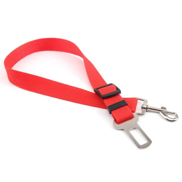 Cinto de Segurança Ajustável para Cães e Gatos Pequenos e Médios - Arnês para Viagens Seguras com Seu Pet