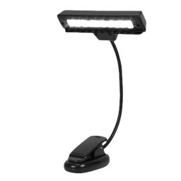 10 LED branco leitura orquestral partituras Stand luz lâmpada + cabo USB - Image 1