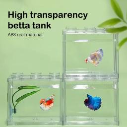 LED Light Box para Mini Aquário, Cilindro de Aquário, Réptil e Pet, Paisagem Empilhável, Algas Marinhas para Decoração de Casa e Escritório - Image 1