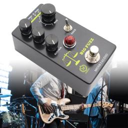 MOSKY-Pedal de efeito Big Fuzz, guitarra elétrica Distortion, Fuzz Booster, 4 Mode Knob - Image 1