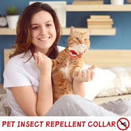 Coleira repelente de insetos para animais, remoção de pulgas, anti piolhos, colar jóias com sino, cão - Image 6