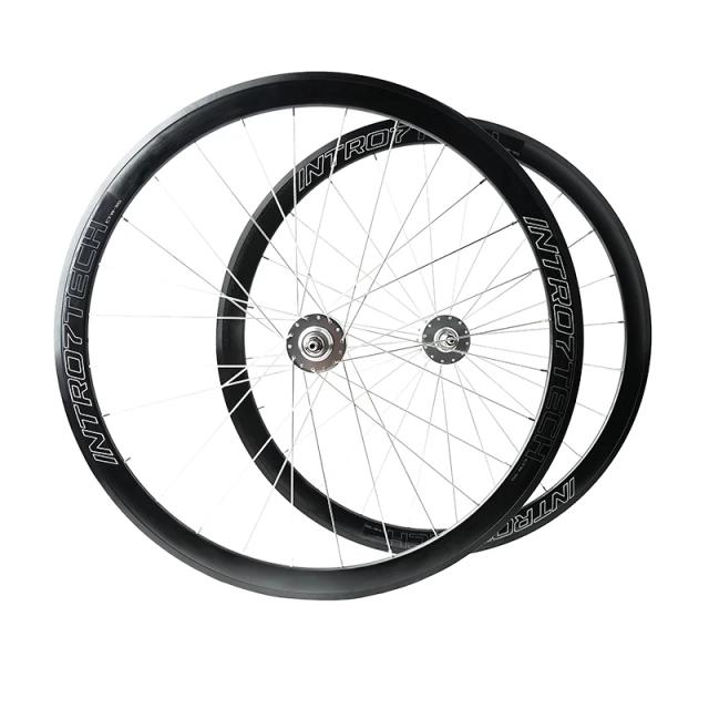POLSO Conjunto de Rodas de Bicicleta Fixie de Liga de Alumínio Dianteira e Traseira