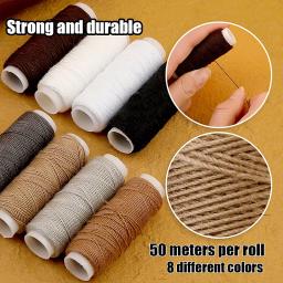 Kit de reparação de estofos com furador de costura, ferramenta tesoura, artesanato DIY para iniciantes e profissionais, 54 peças - Image 4