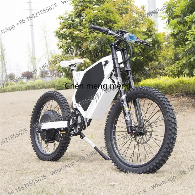 Ebike 8000W 15000W Bicicleta Elétrica de Alta Potência com Pneu de Motocicleta