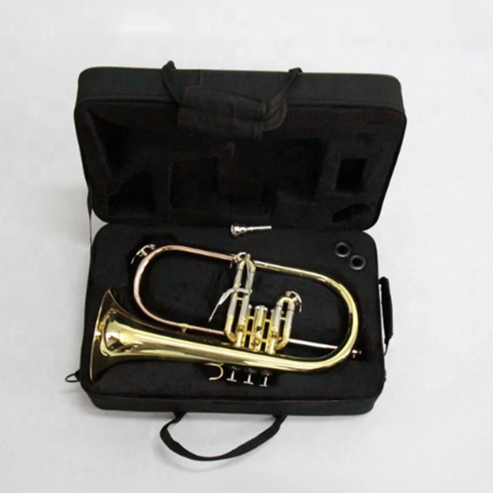Bb Flugelhorn niquelado, popular, desempenho profissional - Image 1