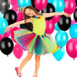 Conjunto de balões para festa de aniversário, conjunto de 15 peças, 12 polegadas, rosa, vermelho, preto, azul, tema música, fontes do casamento, chá de bebê - Image 3