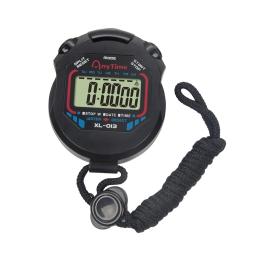 Cronômetro digital com cordão, cronógrafo portátil, multifunções, temporizador para natação, corrida, treinamento esportivo - Image 1