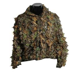 Roupa camuflada 3d folha camuflada roupa furtiva camuflagem roupa de caça terno folha - Image 2